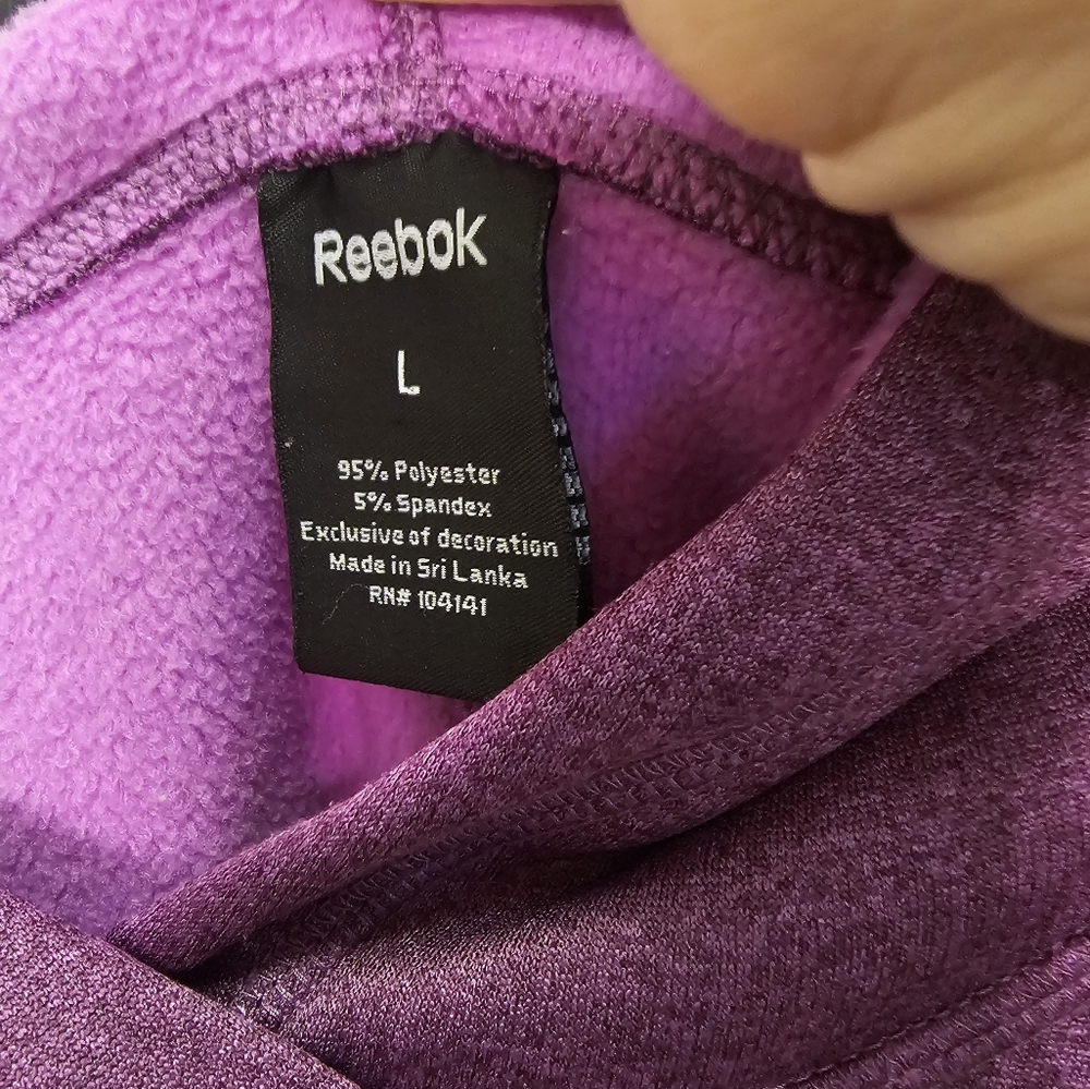 Eggplant Colored Reebok Pullover - image 7